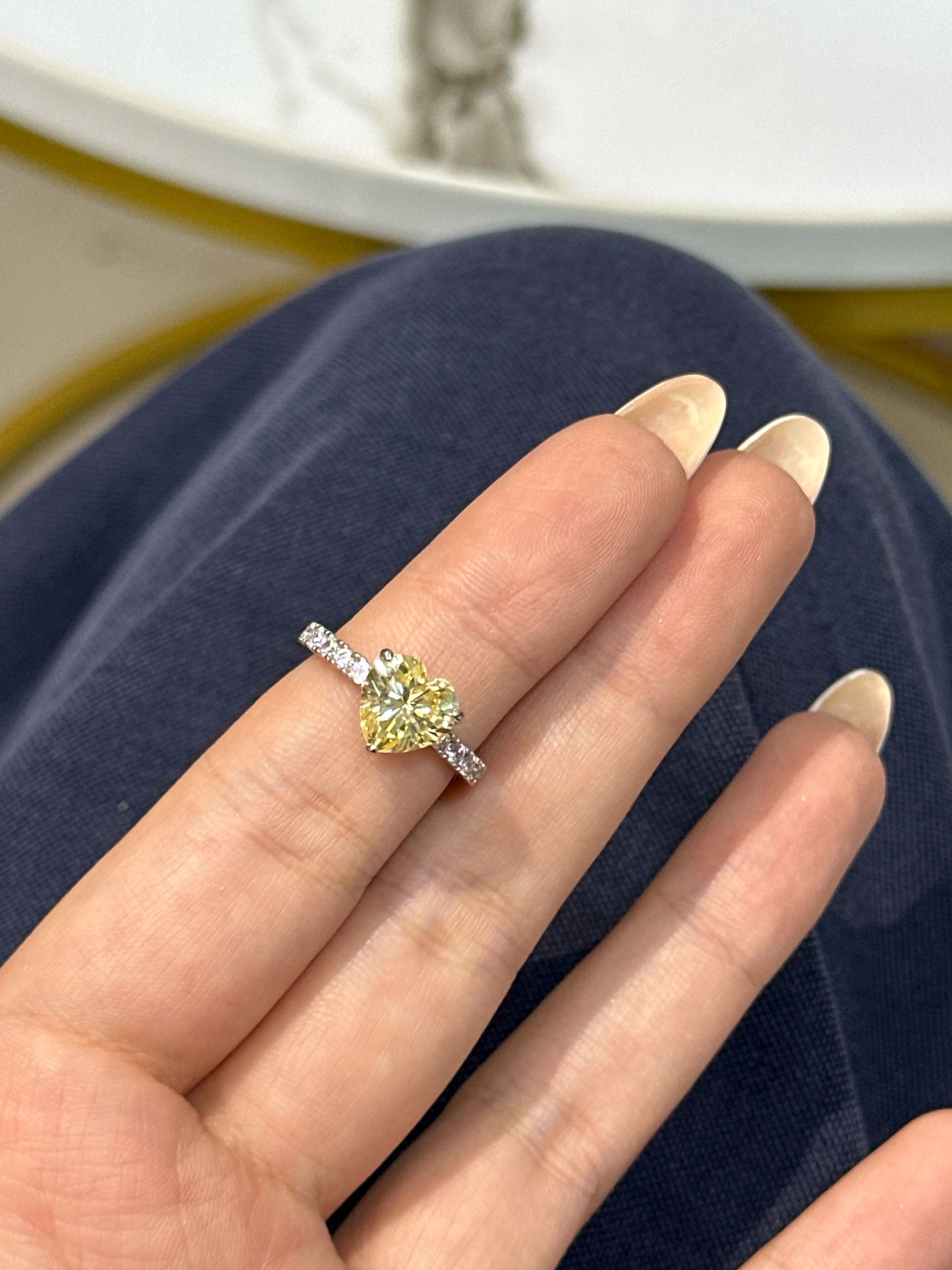 кольцо 16.5 желтый