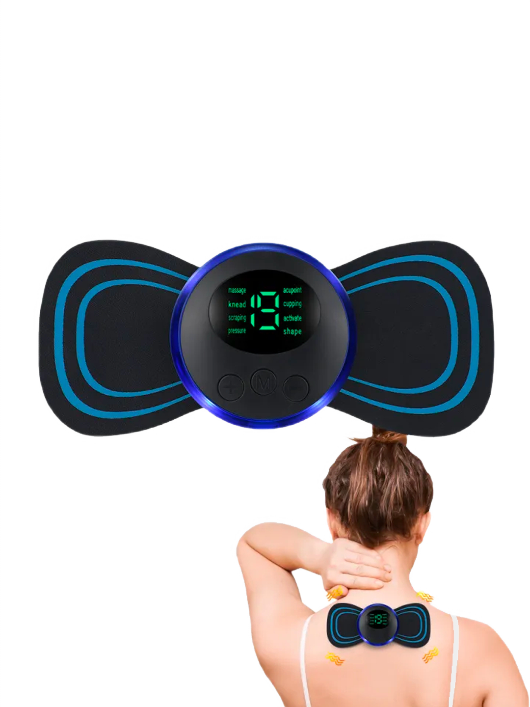 Импульсный мини-массажер для спины и тела 