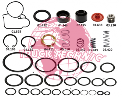 Ремкомплект воздушных крана BEYFREN 60.1701.10F