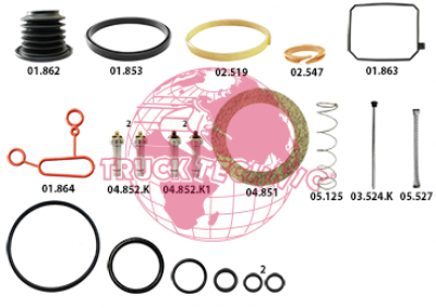 Ремкомплект воздушных крана BEYFREN 60.5018.F