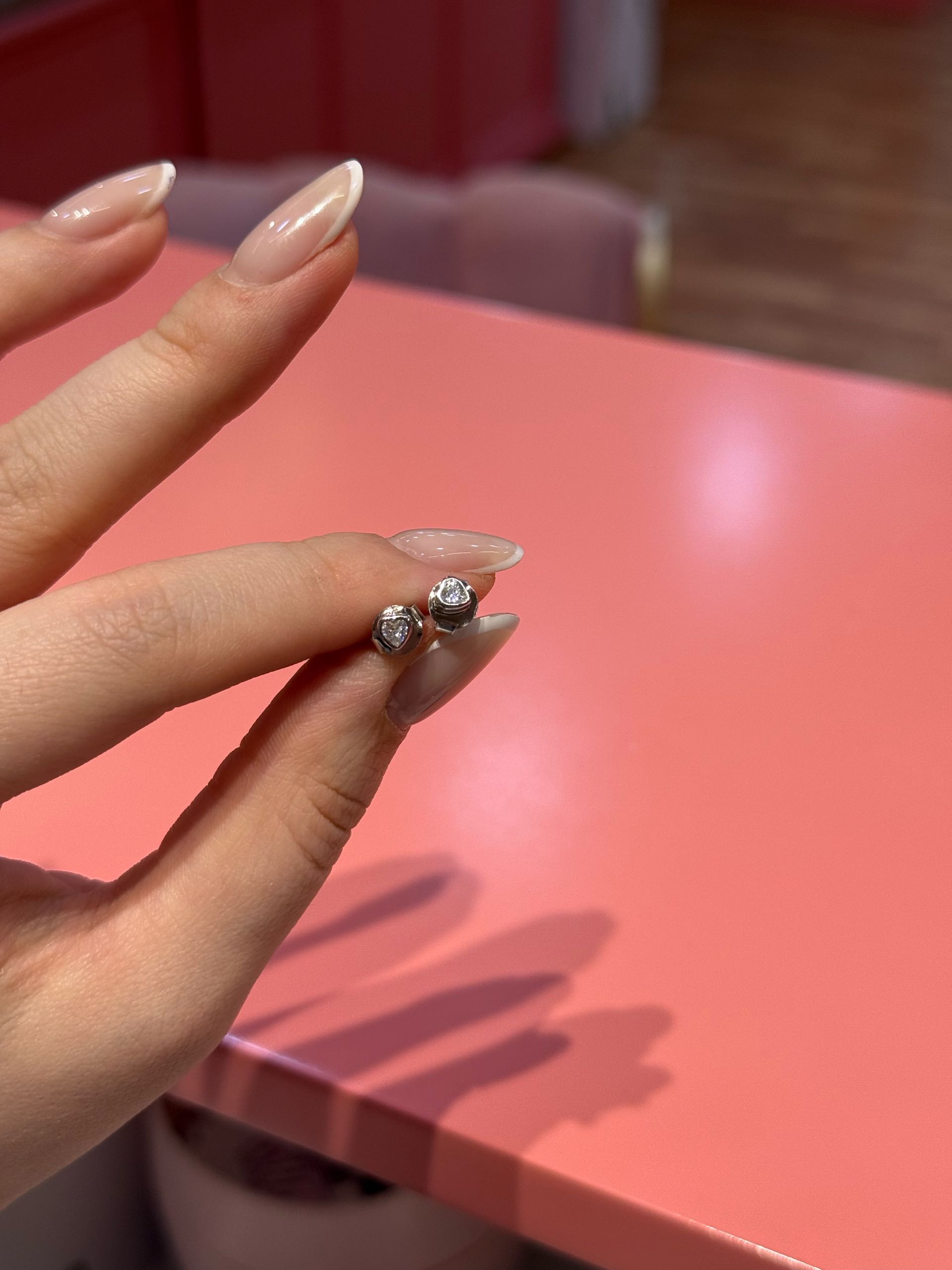 серьги с277 сердечки