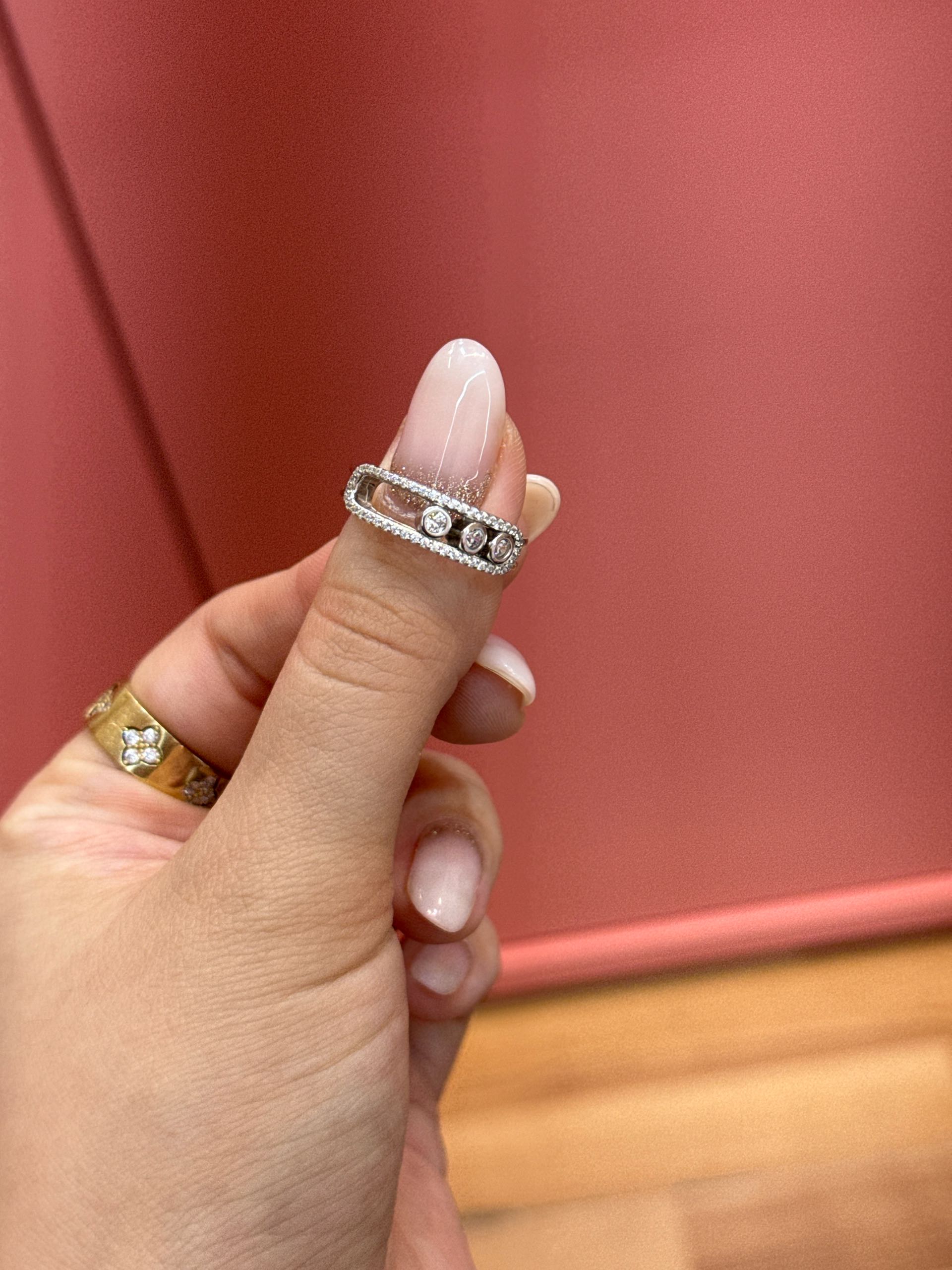 кольцо мессика подвижные / 17,5