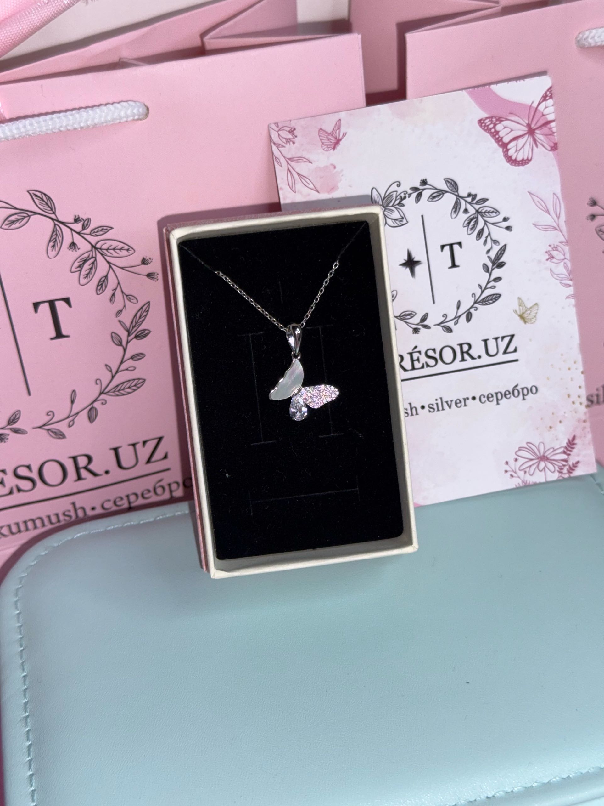 подвеска бабочка ц179