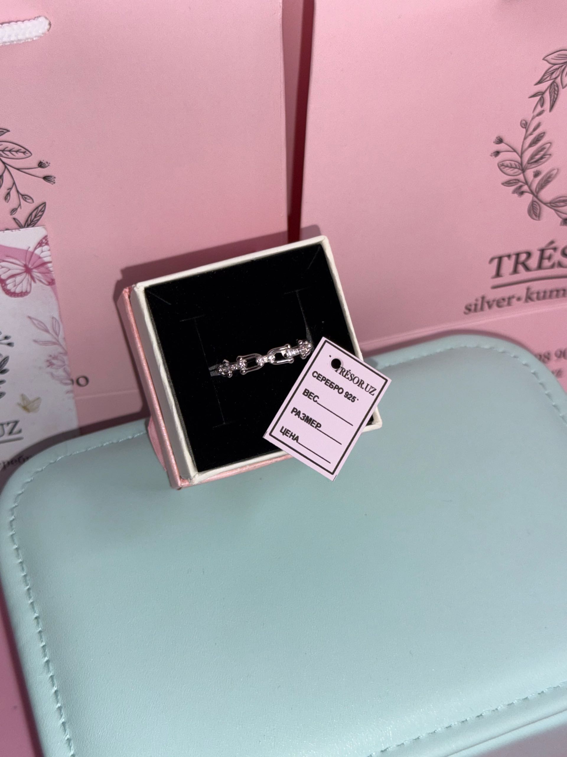 кольцо тиффани круговое хард / 16,5