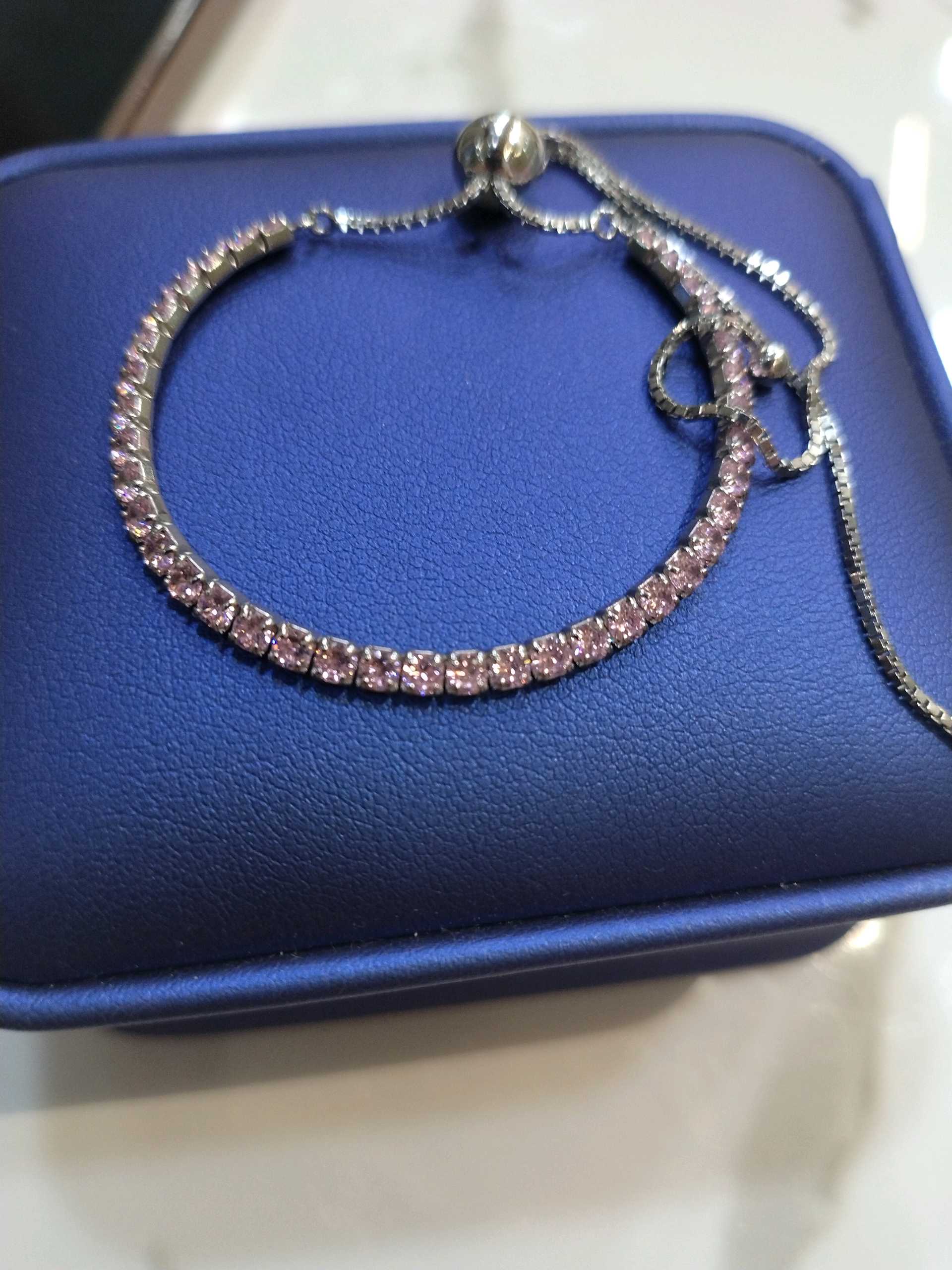 Браслет розовый дорожка