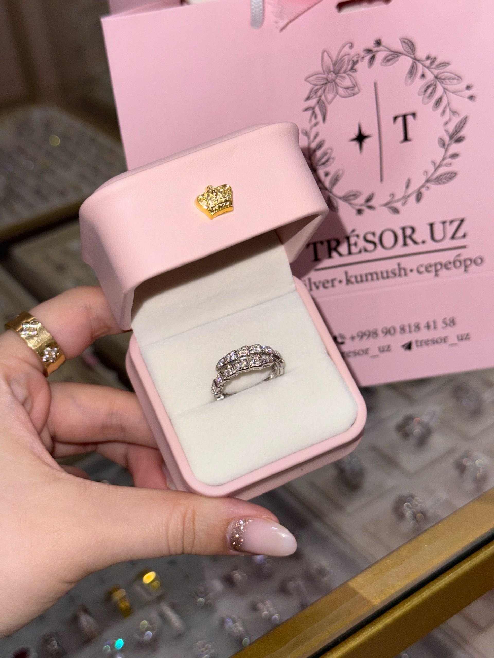 кольцо булгари змейка / 17