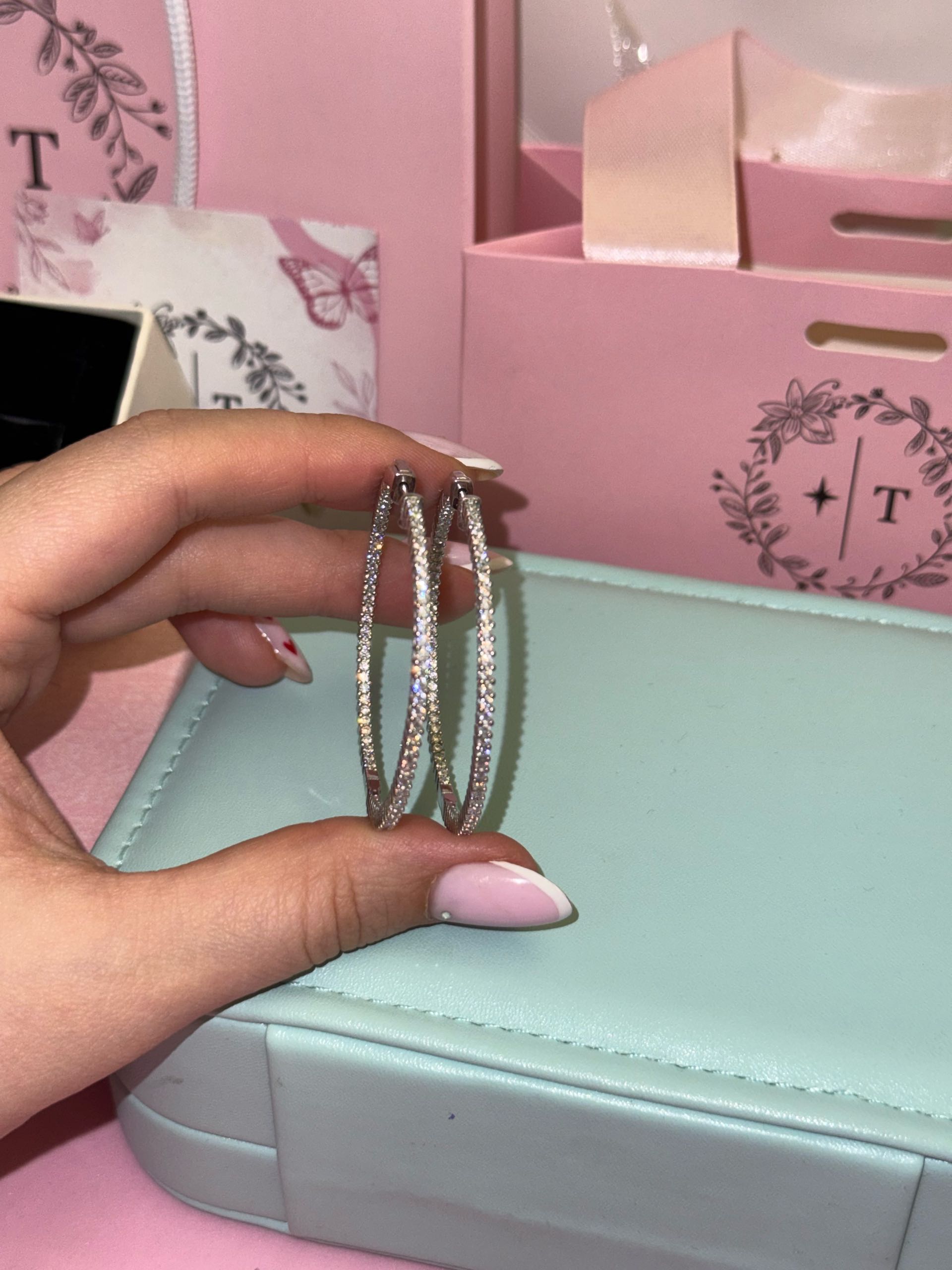 серьги с292 кольца