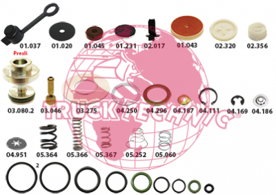 Ремкомплект воздушных крана BEYFREN 60.2005.1