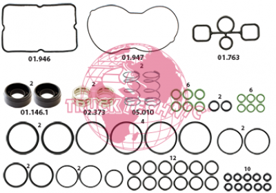 Ремкомплект воздушных крана BEYFREN 50.8012.1
