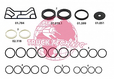 Ремкомплект воздушных крана BEYFREN 60.1404