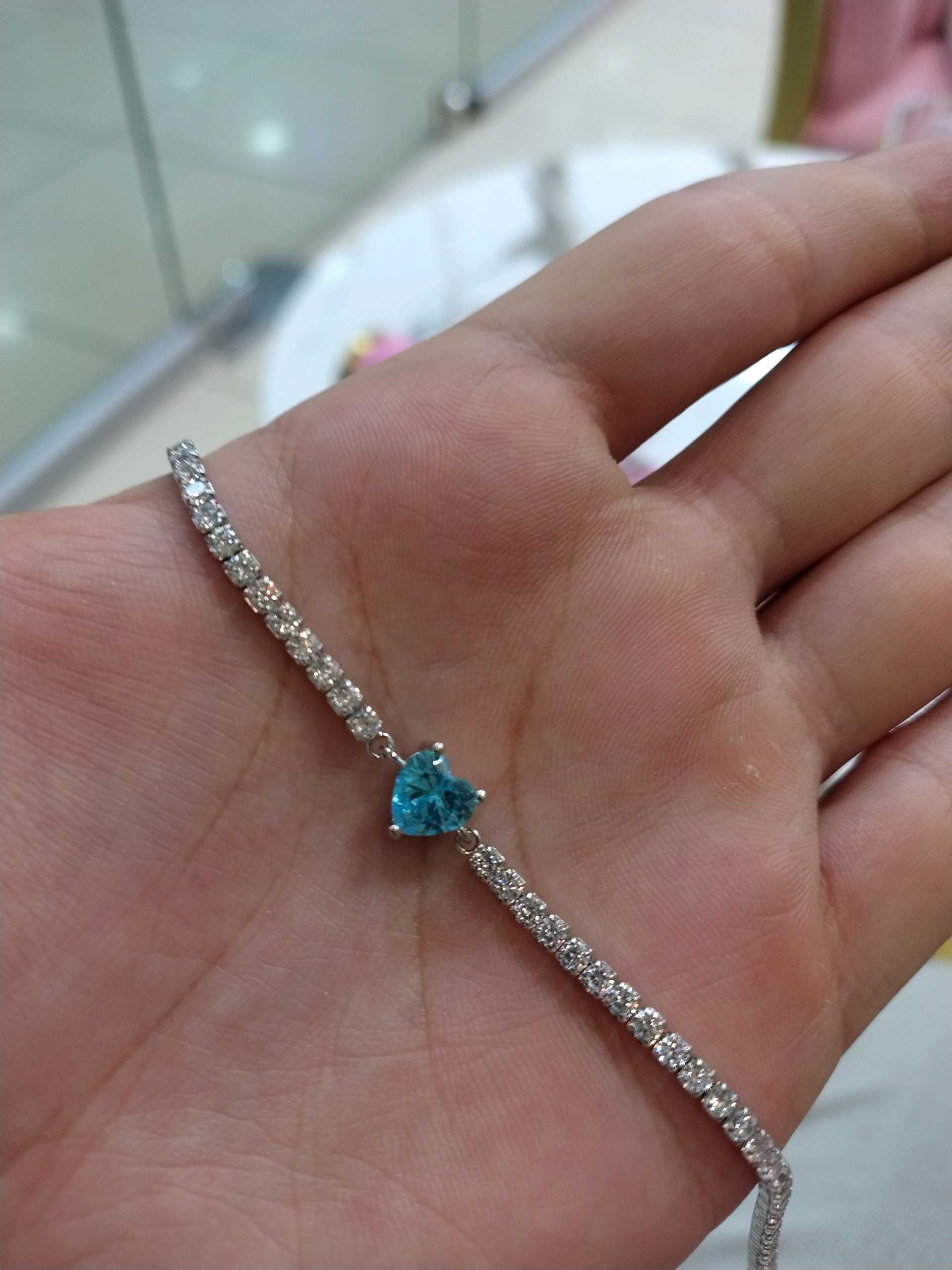 Сердечко голубой