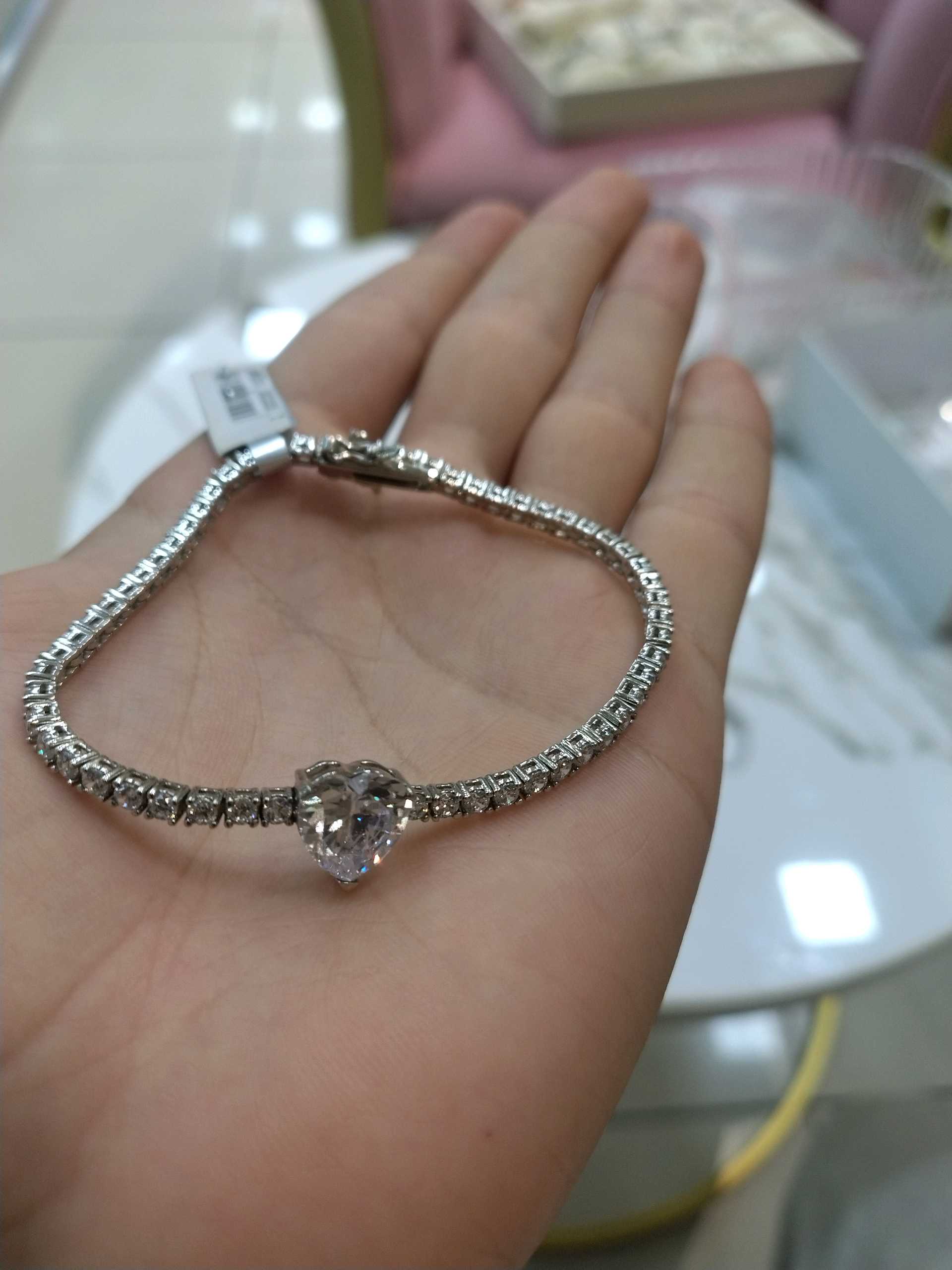 Браслет застежка белый