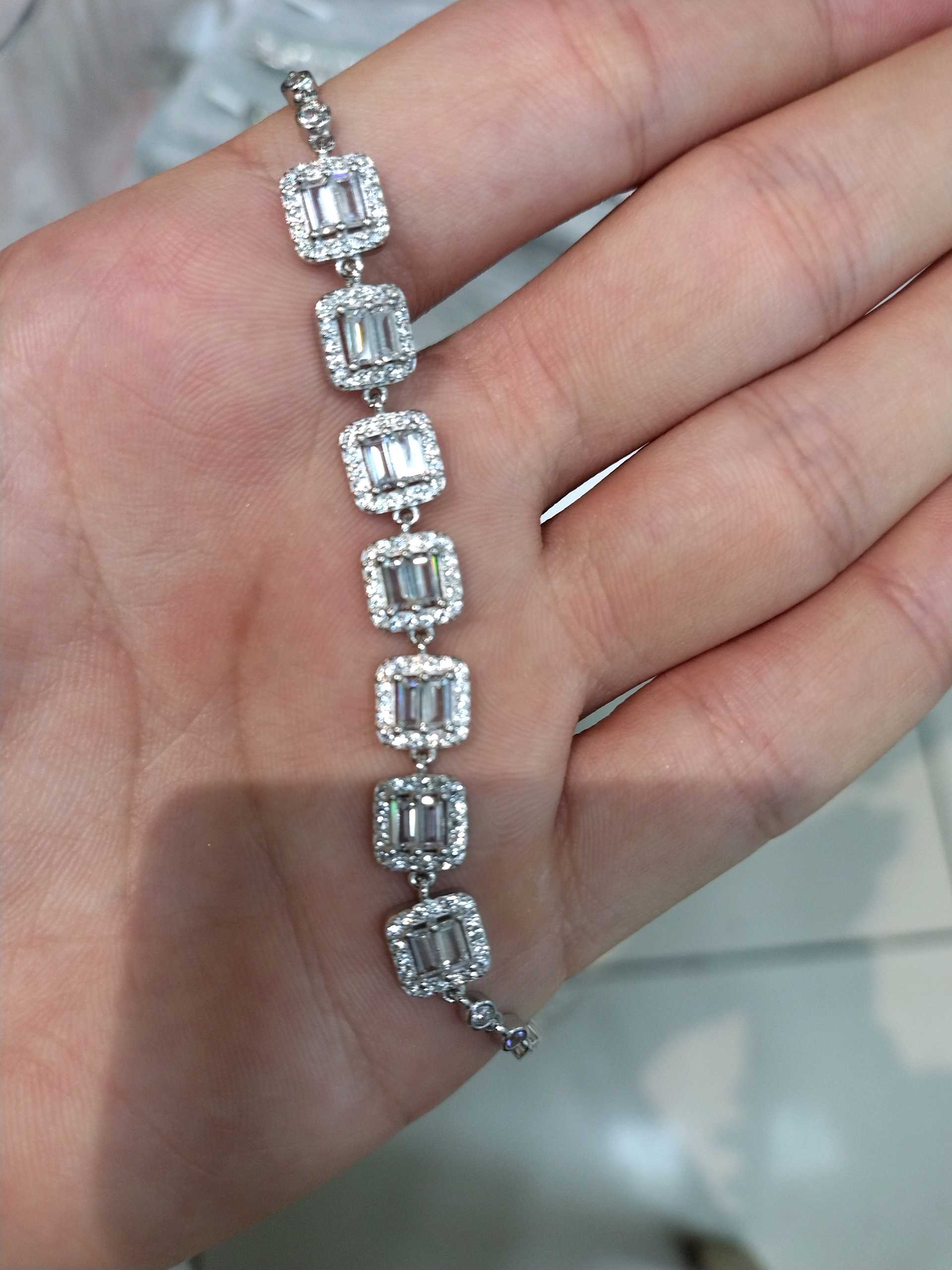 Браслет под брилиант