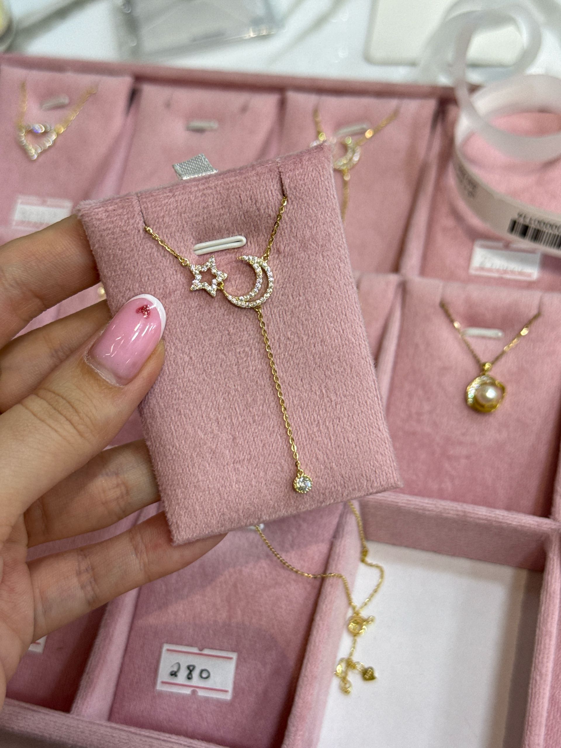 цепочка с золотым опылением