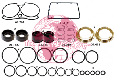 Ремкомплект воздушных крана BEYFREN 60.8012